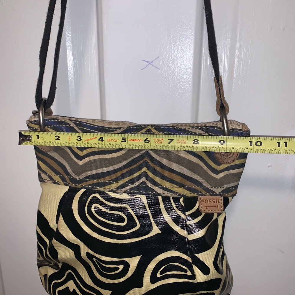 Fossil Key-Per Canvas Crossbody - image 7